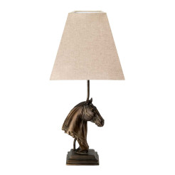 Lampa stołowa Eclipse - 1 źródło światła - Brązowa patyna DL-ECLIPSE-TL