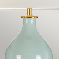 Lampa stołowa Harbin - 1 źródło światła - Seledynowy DL-HARBIN-TL-CEL
