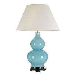 Lampa stołowa Harbin - 1 źródło światła - Jasnoniebieski DL-HARBIN-TL-DEB