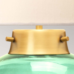 Lampa stołowa Kara - 1 źródło światła - Postarzany mosiądz, ciemnozielony DL-KARA-TL-GREEN