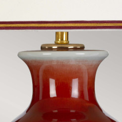 Lampa stołowa Majin - 1 źródło światła - Czerwony DL-MAJIN-TL-OXB