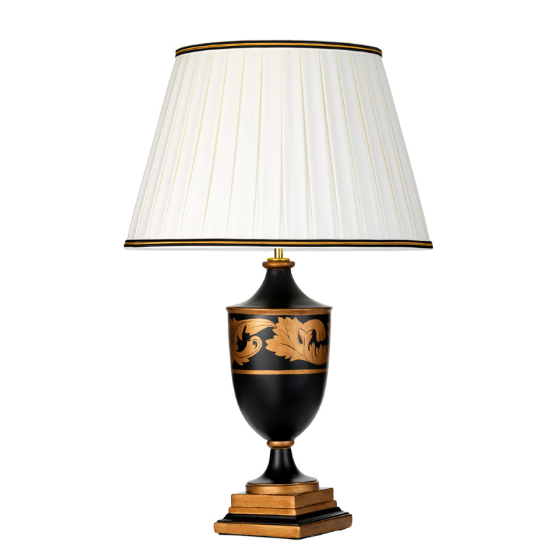 Lampa stołowa Narbonne - 1 źródło światła - Czarny, złoty DL-NARBONNE-TL