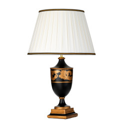 Lampa stołowa Narbonne - 1 źródło światła - Czarny, złoty DL-NARBONNE-TL