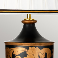 Lampa stołowa Narbonne - 1 źródło światła - Czarny, złoty DL-NARBONNE-TL