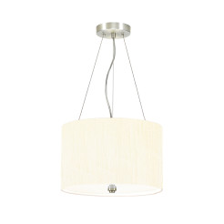 Lampa wisząca 35,6 cm Pearce - 3 źródła światła - Polerowany chrom DL-PEARCE14-3LT-IV-PC