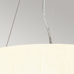 Lampa wisząca 35,6 cm Pearce - 3 źródła światła - Polerowany chrom DL-PEARCE14-3LT-IV-PC