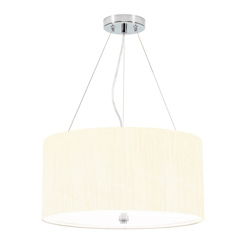 Lampa wisząca 45,7 cm Pearce - 3 źródła światła - Polerowany chrom DL-PEARCE18-3LT-IV-PC
