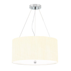 Lampa wisząca 45,7 cm Pearce - 3 źródła światła - Polerowany chrom DL-PEARCE18-3LT-IV-PC
