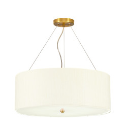 Lampa wisząca 55,9 cm Pearce - 5 źródeł światła - Postarzany mosiądz DL-PEARCE22-5LT-IV-AB