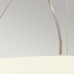 Lampa wisząca 55,9 cm Pearce - 5 źródeł światła - Postarzany mosiądz DL-PEARCE22-5LT-IV-AB