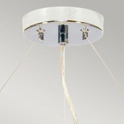 Lampa wisząca 55,9 cm Pearce - 5 źródeł światła - Polerowany chrom DL-PEARCE22-5LT-IV-PC