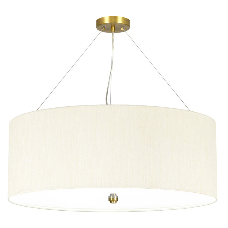 Lampa wisząca 66 cm Pearce - 5 źródeł światła - Postarzany mosiądz DL-PEARCE26-5LT-IV-AB