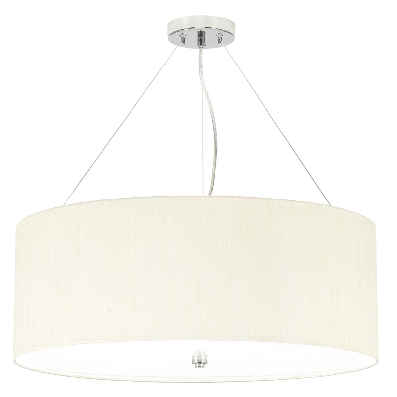 Lampa wisząca 66 cm Pearce - 5 źródeł światła - Polerowany chrom DL-PEARCE26-5LT-IV-PC