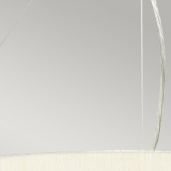 Lampa wisząca 66 cm Pearce - 5 źródeł światła - Polerowany chrom DL-PEARCE26-5LT-IV-PC