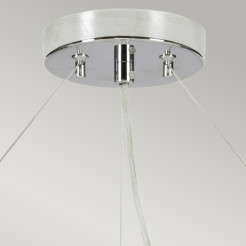 Lampa wisząca 76,2 cm Pearce - 7 źródeł światła - Polerowany chrom DL-PEARCE30-7LT-IV-PC