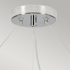 Lampa wisząca 86,4 cm Pearce - 7 źródeł światła - Polerowany chrom DL-PEARCE34-7LT-IV-PC