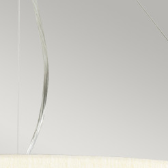 Lampa wisząca 86,4 cm Pearce - 7 źródeł światła - Polerowany chrom DL-PEARCE34-7LT-IV-PC