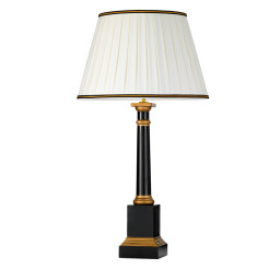 Lampa stołowa Peronne - 1 źródło światła - Czarny, złoty DL-PERONNE-TL