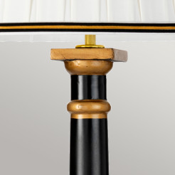 Lampa stołowa Peronne - 1 źródło światła - Czarny, złoty DL-PERONNE-TL