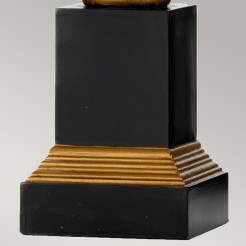 Lampa stołowa Peronne - 1 źródło światła - Czarny, złoty DL-PERONNE-TL