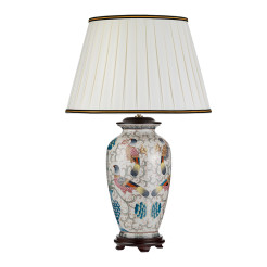 Lampa stołowa Ping - 1 źródło światła - Kremowy, wielokolorowy DL-PING-TL
