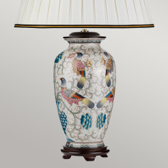 Lampa stołowa Ping - 1 źródło światła - Kremowy, wielokolorowy DL-PING-TL