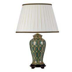 Lampa stołowa Sashi - 1 źródło światła - Zielony, złoty DL-SASHI-TL