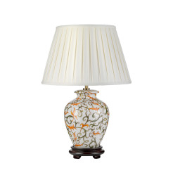 Lampa stołowa Soling - 1 źródło światła - Kremowy, wielokolorowy DL-SOLING-TL