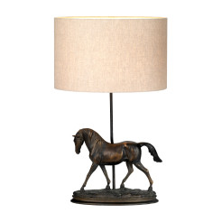 Lampa stołowa Spirit - 1 źródło światła - Brązowa patyna DL-SPIRIT-TL