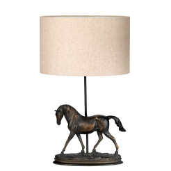Lampa stołowa Spirit - 1 źródło światła - Brązowa patyna DL-SPIRIT-TL