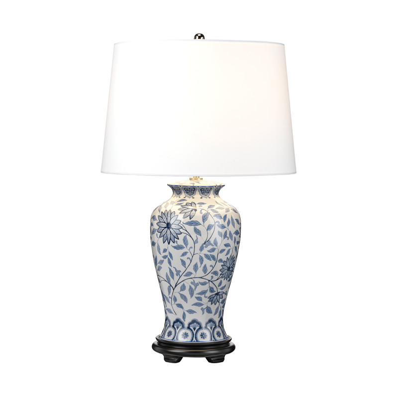 Lampa stołowa Ying - 1 źródło światła - Niebieski, biały DL-YING-TL