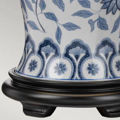 Lampa stołowa Ying - 1 źródło światła - Niebieski, biały DL-YING-TL