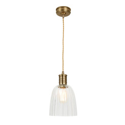 Lampa wisząca Douille - 1 źródło światła - Postarzany mosiądz DOUILLE-P-AB
