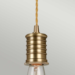 Lampa wisząca Douille - 1 źródło światła - Postarzany mosiądz DOUILLE-P-AB