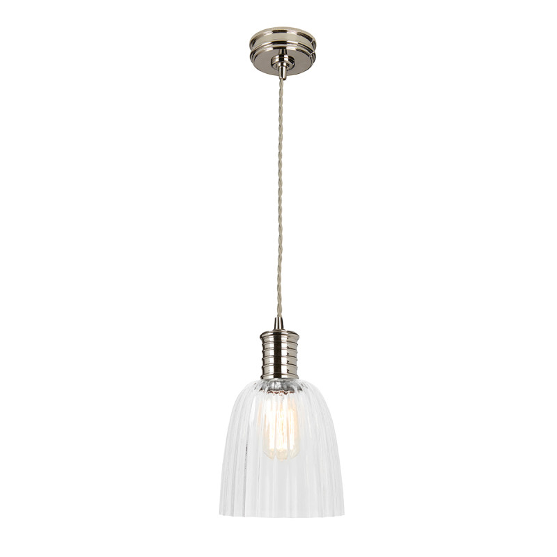 Lampa wisząca Douille - 1 źródło światła - Polerowany nikiel DOUILLE-P-PN