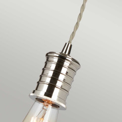 Lampa wisząca Douille - 1 źródło światła - Polerowany nikiel DOUILLE-P-PN