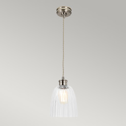 Lampa wisząca Douille - 1 źródło światła - Polerowany nikiel DOUILLE-P-PN