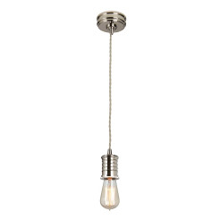 Lampa wisząca Douille - 1 źródło światła - Polerowany nikiel DOUILLE-P-PN