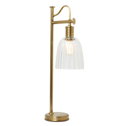 Lampa stołowa Douille - 1 źródło światła - Postarzany mosiądz DOUILLE-TL-AB