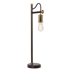 Lampa stołowa Douille - 1 źródło światła - Czarny, polerowany mosiądz DOUILLE-TL-BPB