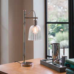 Lampa stołowa Douille - 1 źródło światła - Polerowany nikiel DOUILLE-TL-PN