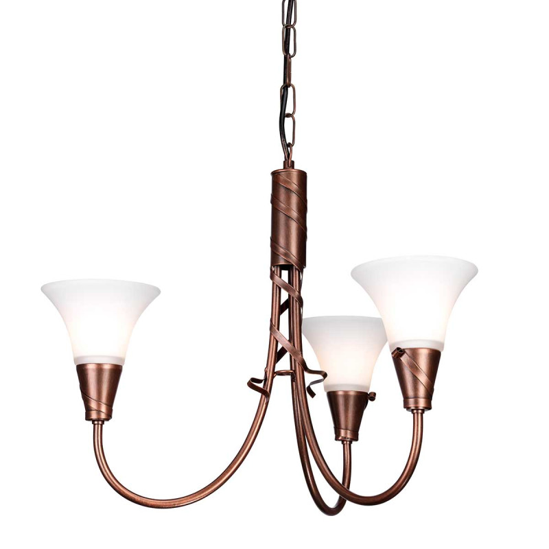 Żyrandol Emily - 3 źródła światła - Miedziana patyna EM3-COPPER