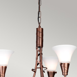 Żyrandol Emily - 3 źródła światła - Miedziana patyna EM3-COPPER