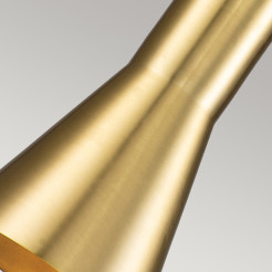 Średnia lampa wisząca Etoile - 1 źródło światła - Postarzany mosiądz, złoty ETOILE-P-M-AB