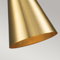 Średnia lampa wisząca Etoile - 1 źródło światła - Postarzany mosiądz, złoty ETOILE-P-M-AB