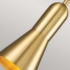 Mała lampa wisząca Etoile - 1 źródło światła - Postarzany mosiądz, złoty ETOILE-P-S-AB