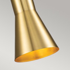 Mała lampa wisząca Etoile - 1 źródło światła - Postarzany mosiądz, złoty ETOILE-P-S-AB