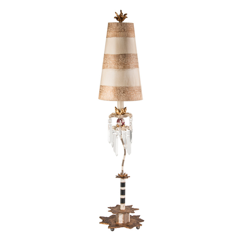Lampa stołowa Birdland - 1 źródło światła - Kremowy, złoty FB-BIRDLAND-TL