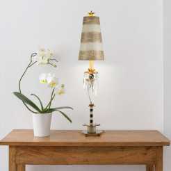 Lampa stołowa Birdland - 1 źródło światła - Kremowy, złoty FB-BIRDLAND-TL