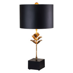 Lampa stołowa Camilia - 1 źródło światła - Antyczne złoto, czarny FB-CAMILIA-TL